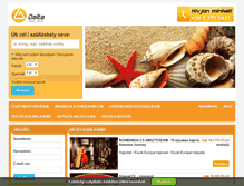 Tablet Screenshot of deltatravel.hu
